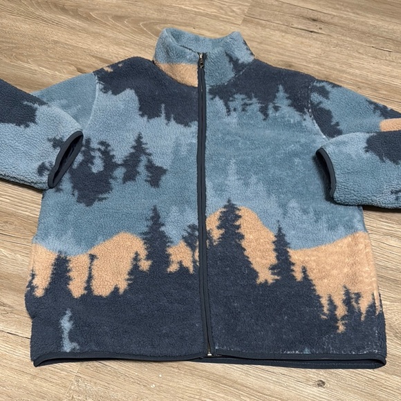 NWT Men’s Old Navy Cozy Forest Fleece Jacket - Picture 2 of 6